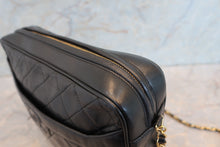 Load image into Gallery viewer, CHANEL Matelasse fringe chain shoulder bag Lambskin Black/Gold hadware Shoulder bag 700100054