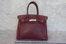 画像をギャラリービューアに読み込む, HERMES/エルメス バーキン30 パーソナルオーダー ヴォースイフト ルージュアッシュ/ローズドラジェ/マットシルバー金具 ハンドバッグ 800010023
