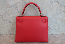 将图片加载到图库查看器,HERMES KELLY 28 Epsom leather Bougainvillier □N刻印 Hand bag 800010201