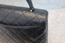 将图片加载到图库查看器,CHANEL/香奈儿 CF 梯形 手提包 荔枝皮 Black/Gold hadware(黑色/金色金属) 手提包 800030073
