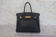 画像をギャラリービューアに読み込む, HERMES/エルメス バーキン30 トゴ ブラック □G刻印 ハンドバッグ 800020030