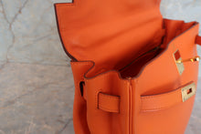画像をギャラリービューアに読み込む, HERMES/エルメス ケリー32 ヴォーガリバー オレンジ □B刻印 ショルダーバッグ 700070169