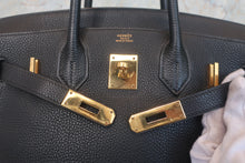 画像をギャラリービューアに読み込む, HERMES/エルメス バーキン30 トゴ ブラック □G刻印 ハンドバッグ 800020030