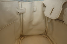 画像をギャラリービューアに読み込む, HERMES/エルメス バーキン30 トリヨンクレマンス ホワイト □M刻印 ハンドバッグ 700110076