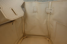 画像をギャラリービューアに読み込む, HERMES/エルメス バーキン30 トリヨンクレマンス ホワイト □M刻印 ハンドバッグ 700110076