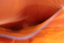 Load image into Gallery viewer, HERMES  Dogon GM Togo leather Orange □I Engraving Wallet 700020126