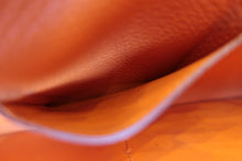 Load image into Gallery viewer, HERMES  Dogon GM Togo leather Orange □I Engraving Wallet 700020126