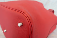画像をギャラリービューアに読み込む, HERMES/エルメス ピコタンロックGM トリヨンクレマンス ルージュガランス □R刻印 ハンドバッグ 700060263