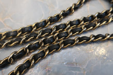 画像をギャラリービューアに読み込む, CHANEL/シャネル Vステッチチェーンショルダーバッグ ラムスキン ブラック/ゴールド金具 ショルダーバッグ 800030065