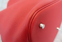 画像をギャラリービューアに読み込む, HERMES/エルメス ピコタンロックGM トリヨンクレマンス ルージュガランス □R刻印 ハンドバッグ 700060263