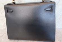 將圖片載入圖庫檢視器 HERMES/エルメス ケリー28 ボックスカーフ ブラック 〇Z刻印 ショルダーバッグ 700090111
