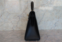 將圖片載入圖庫檢視器 HERMES/エルメス ケリー28 ボックスカーフ ブラック 〇Z刻印 ショルダーバッグ 700090111