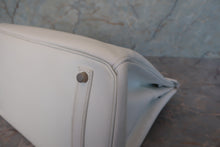 画像をギャラリービューアに読み込む, HERMES/エルメス バーキン35 ヴォーエプソン ホワイト □H刻印 ハンドバッグ 700040192