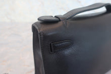 画像をギャラリービューアに読み込む, HERMES/エルメス ポシェットケリー エヴァーグレイン ブラック □H刻印 ハンドバッグ 800020032