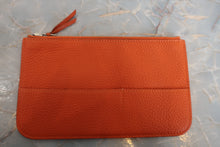 Load image into Gallery viewer, HERMES  Dogon GM Togo leather Orange □I Engraving Wallet 700020126