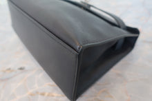 画像をギャラリービューアに読み込む, HERMES/エルメス ポシェットケリー エヴァーグレイン ブラック □H刻印 ハンドバッグ 800020032