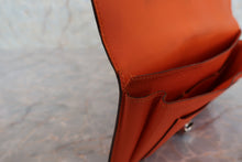 Load image into Gallery viewer, HERMES  Dogon GM Togo leather Orange □I Engraving Wallet 700020126