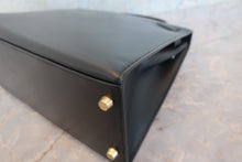 將圖片載入圖庫檢視器 HERMES/エルメス ケリー28 ボックスカーフ ブラック 〇Z刻印 ショルダーバッグ 700090111