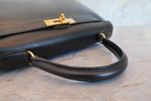 將圖片載入圖庫檢視器 HERMES/エルメス ケリー28 ボックスカーフ ブラック 〇Z刻印 ショルダーバッグ 700090111