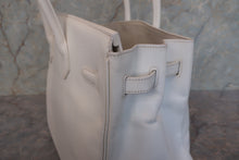 画像をギャラリービューアに読み込む, HERMES/エルメス バーキン35 ヴォーエプソン ホワイト □H刻印 ハンドバッグ 700040192