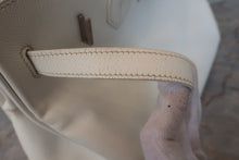 画像をギャラリービューアに読み込む, HERMES/エルメス バーキン35 ヴォーエプソン ホワイト □H刻印 ハンドバッグ 700040192