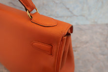 将图片加载到图库查看器,HERMES KELLY 32 Gulliver leather Orange 〇W刻印 Shoulder bag 800040080