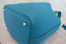 画像をギャラリービューアに読み込む, HERMES/エルメス ピコタンロックPM トリヨンクレマンス ブルーイズミール □Q刻印 ハンドバッグ 700070234