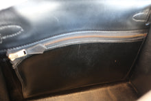 將圖片載入圖庫檢視器 HERMES/エルメス ケリー28 ボックスカーフ ブラック 〇Z刻印 ショルダーバッグ 700090111