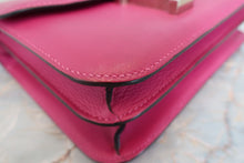 Load image into Gallery viewer, HERMES CONSTANCE3 24 Evercolor leather Rose purple C Engraving Shoulder bag 700050095
