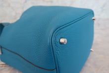 画像をギャラリービューアに読み込む, HERMES/エルメス ピコタンロックPM トリヨンクレマンス ブルーイズミール □Q刻印 ハンドバッグ 700070234