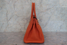Load image into Gallery viewer, HERMES BIRKIN 30 Togo leather Orange Hand bag 700120200