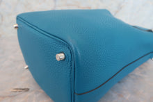 画像をギャラリービューアに読み込む, HERMES/エルメス ピコタンロックPM トリヨンクレマンス ブルーイズミール □Q刻印 ハンドバッグ 700070234