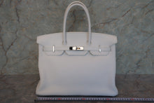 画像をギャラリービューアに読み込む, HERMES/エルメス バーキン35 トリヨンクレマンス ホワイト □K刻印 ハンドバッグ 700110074