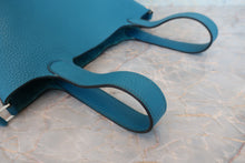 画像をギャラリービューアに読み込む, HERMES/エルメス ピコタンロックPM トリヨンクレマンス ブルーイズミール □Q刻印 ハンドバッグ 700070234