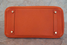 Load image into Gallery viewer, HERMES BIRKIN 30 Togo leather Orange Hand bag 700120200