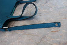 画像をギャラリービューアに読み込む, HERMES/エルメス ピコタンロックPM トリヨンクレマンス ブルーイズミール □Q刻印 ハンドバッグ 700070234