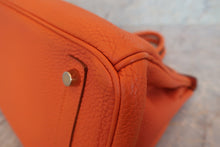 Load image into Gallery viewer, HERMES BIRKIN 30 Togo leather Orange Hand bag 700120200