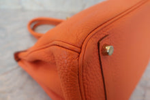 Load image into Gallery viewer, HERMES BIRKIN 30 Togo leather Orange Hand bag 700120200