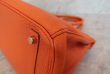 Load image into Gallery viewer, HERMES BIRKIN 30 Togo leather Orange Hand bag 700120200