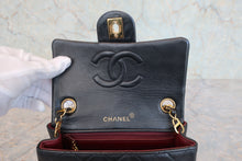 画像をギャラリービューアに読み込む, CHANEL/シャネル ミニマトラッセシングルフラップチェーンショルダーバッグ ラムスキン ブラック/ゴールド金具 ショルダーバッグ 800090036
