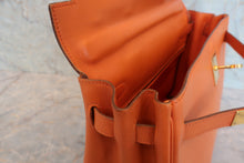 将图片加载到图库查看器,HERMES KELLY 32 Gulliver leather Orange 〇W刻印 Shoulder bag 800040080