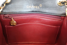 画像をギャラリービューアに読み込む, CHANEL/シャネル ミニマトラッセシングルフラップチェーンショルダーバッグ ラムスキン ブラック/ゴールド金具 ショルダーバッグ 800090036