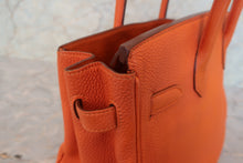 Load image into Gallery viewer, HERMES BIRKIN 30 Togo leather Orange Hand bag 700120200