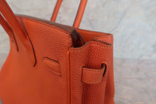Load image into Gallery viewer, HERMES BIRKIN 30 Togo leather Orange Hand bag 700120200