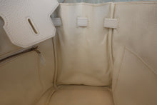 画像をギャラリービューアに読み込む, HERMES/エルメス バーキン35 トリヨンクレマンス ホワイト □K刻印 ハンドバッグ 700110074