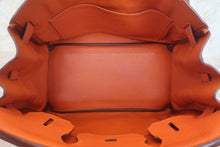 Load image into Gallery viewer, HERMES BIRKIN 30 Togo leather Orange Hand bag 700120200