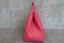 將圖片載入圖庫檢視器 HERMES/エルメス ガーデンパーティPM ヴォーエプソン ローズアザレ A刻印 トートバッグ 700090004