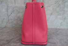 將圖片載入圖庫檢視器 HERMES/エルメス ガーデンパーティPM ヴォーエプソン ローズアザレ A刻印 トートバッグ 700090004