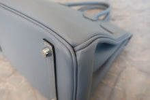 画像をギャラリービューアに読み込む, HERMES/エルメス バーキン30 ヴォーエプソン ブルーラン □Q刻印 ハンドバッグ 800010197