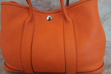 將圖片載入圖庫檢視器 HERMES/エルメス ガーデンパーティTPM ネゴンダ オレンジ □M刻印 トートバッグ 700080227